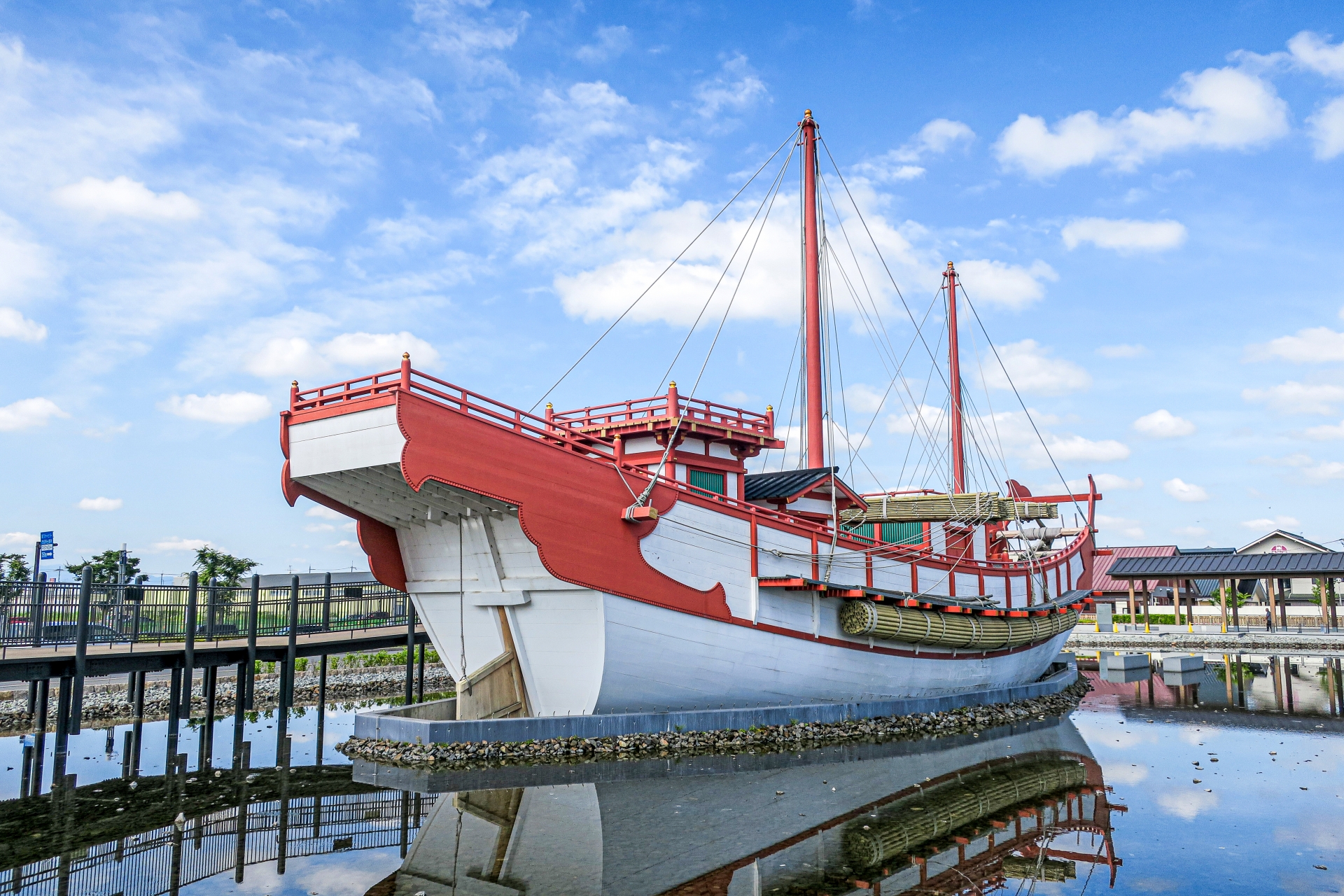 平城京跡の遣唐使船
